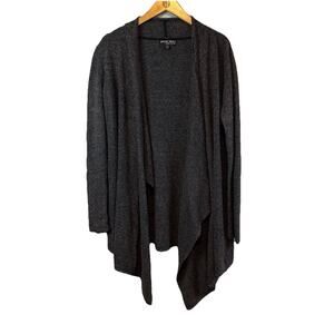 Barefoot Dreams‎ Bamboo Chic Lite Gray Cardigan Size L/XL Casual Cozy Minimalist